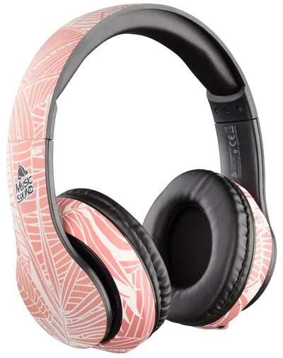 Căști wireless Cellularline - MS Palm, negru/roz