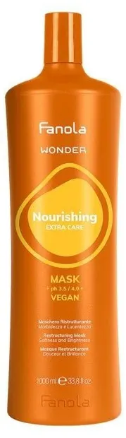Fanola Wonder Nourishing Mască hrănitoare pentru păr uscat și deteriorat, 1000 ml