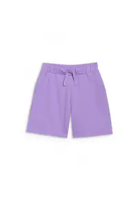 Sort de Trening Casual Fete Violet - Bumbac 78% - Oversize - Marime 128 - Sportstyle SS25 - Junior
