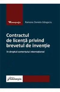 Contractul de licenta privind brevetul de inventie