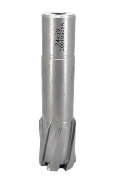 Carota pt. otel din carbura de tungsten, ⌀ 24mm, h=50mm, cu prindere Weldon - DXDY.P-TCT-50.24.W