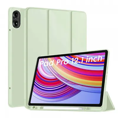 Husa pentru Xiaomi Redmi Pad Pro / Pad / Pad Pro 5G, Techsuit, Flex Trifold, Verde Matcha