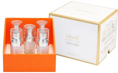 CellHappyCo Ser facial cu vitamina C, 5 х 7.3 g