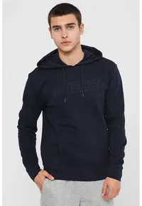 Hanorac cu buzunar kangaroo - pentru fitness - Bleumarin