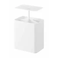 Organizator de baie alb pentru dischete demachiante din plastic Tower – YAMAZAKI