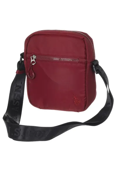 Geanta BIGFORK SMALL - bordo - 21x16x4cm - material 100% nylon - curea reglabila