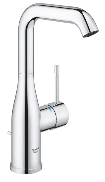 Baterie lavoar Grohe Essence 24174001, racord 3/8 inch, L, 244 mm, ventil, Crom lucios