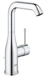 Baterie lavoar Grohe Essence 24174001, racord 3/8 inch, L, 244 mm, ventil, Crom lucios