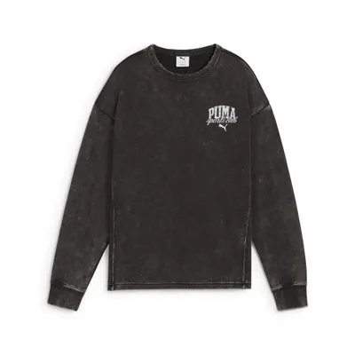 Pulover alergare femei Class Bequemer Crewneck Mit Waschung PUMA Black