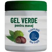 Gel Verde pentru Masaj cu Extract de Castan si Coada Calului 500ml