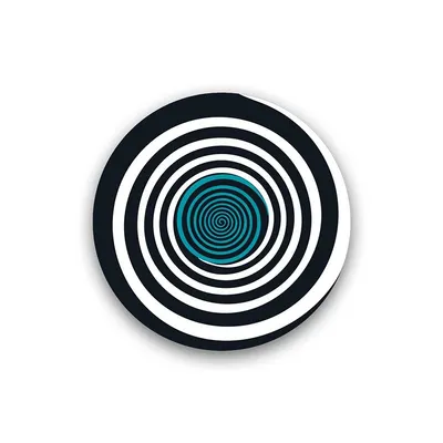 Abtibilduri roti, 2 buc/set, Roller Nikidom, Circles
