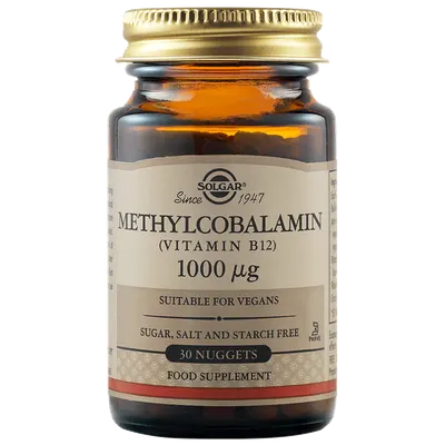 Metilcobalamina Vitamina B12 1000mcg, 30 tablete, Solgar