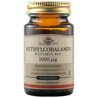 Metilcobalamina Vitamina B12 1000mcg, 30 tablete, Solgar