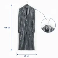 Huse transparente pentru haine (set 100 buc) - 70x180cm