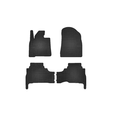Set covorase auto din cauciuc Toyota Land Cruiser 200 Lift 2015- prezent, presuri FROGUM, Negru