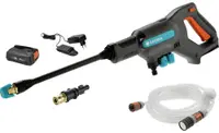 Jet de apă acumulator Gardena - AquaClean 24/18V P4A, 18V, 2.5Ah, cu acumulator si incarcator