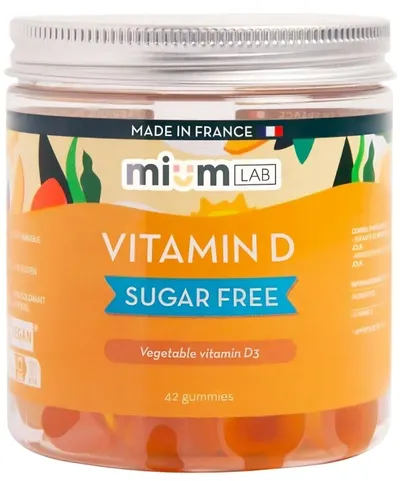 Vitamin D, 42 drageuri cu jeleu, Mium Lab