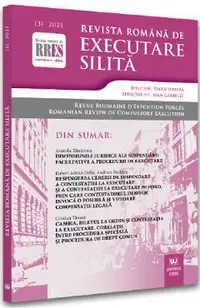Revista romana de executare silita Nr.3/2021