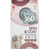 Hrana uscata pentru caini Salute 360 Fiber Plus SkinCoat cu ton somon 2 kg