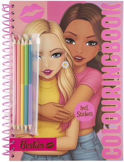 Carte de colorat Moxy Besties - A4, 30 foi