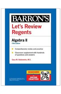 Let's Review Regents: Algebra II, Fifth Edition (Barron's New York Regents) -