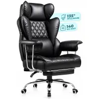 Scaun Office Timebox, Pana la 136 kg, 135°, Negru - Default Title