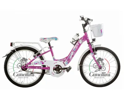 Bicicletă pentru fete Canellini VENERE 20" BABY BUNNY - Fucsia