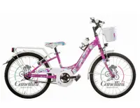 Bicicletă pentru fete Canellini VENERE 20" BABY BUNNY - Fucsia