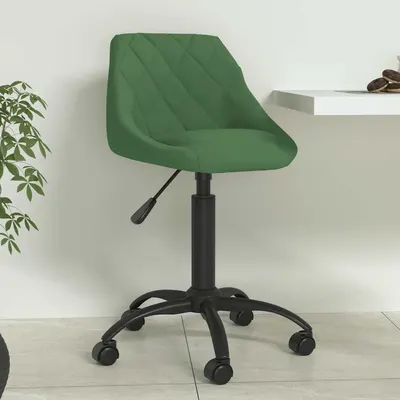 Gossi scaun de bucatarie, verde inchis, catifea