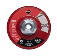Disc lamelar diamantat pt. slefuit granit, gresie, portelan, sticla - #200, Ø115mm, M14 - RUBI-32931