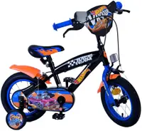 Bicicletă pentru copii cu roți ajutătoare E&L cycles - Hot Wheels, 12''