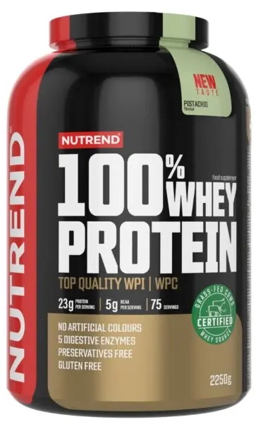 100% Whey Protein, fistic, 2250 g, Nutrend