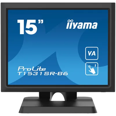 IIYAMA Monitor LED T1531SR-B1S 15" VA, Res Touch, 1024x768, 1A1H1DP