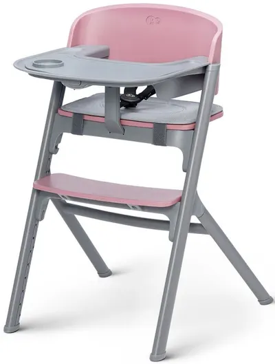 Scaun de masa pentru bebelusi KinderKraft - Livy, Roz