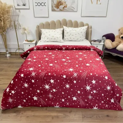 Patura Super Soft Cocolino, 200x230 cm – Rasfat absolut in zilele reci, Grena, ploaie de stele