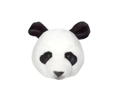 Trofeu din pluș cap de urs panda
