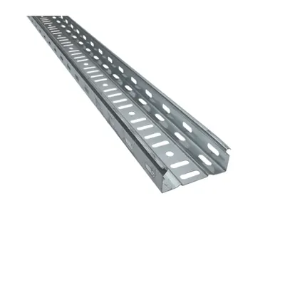 Canal de Cablu Metalic Perforat Ct1 Ut H:60mm W:100mm T:0,8mm L:2500mm