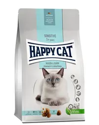 HAPPY CAT Sensitive hrana uscata pentru pisici adulte cu sistem digestiv sensibil, carne de rata 4 kg