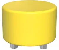 Taburet RFG - Circle, galben
