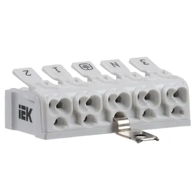 Connecting spring-controlled terminal KSPz5-3L+N+PE