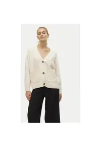 Cardigan dama - 304511059 - Poliester reciclat/Poliester - Bej - Bej