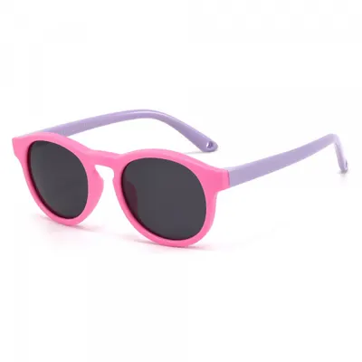 Ochelari De Soare Bebelusi Techsuit 8308-C42, Polarizati, Roz Mov