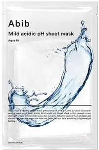Abib Mască facială pe foaie Mild Acidic pH Aqua Fit, 30 ml