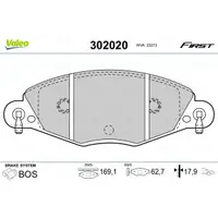 Set placute frana, frana disc VALEO 302020