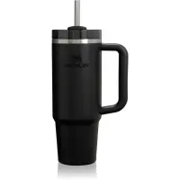 Stanley Quencher H2.O FlowState™ Tumbler pahar din oțel inoxidabil cu pai medium Black 2.0 1 buc