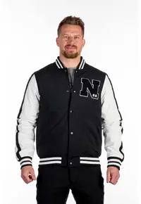 Jacheta cu izolatieSEAL 3L tip bomber pentru barbati KENT - Alb/Negru
