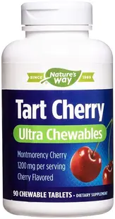 Tart Cherry, cireașă, 90 tablete masticabile, Nature’s Way