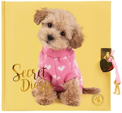 Jurnal secret cu lacăt Studio Pets - Cookie the Poodle