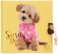 Jurnal secret cu lacăt Studio Pets - Cookie the Poodle