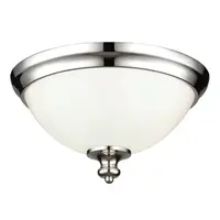 Corp de iluminat decorativ pentru exterior, Parkman 2 Light Flush Mount – Polished Nickel